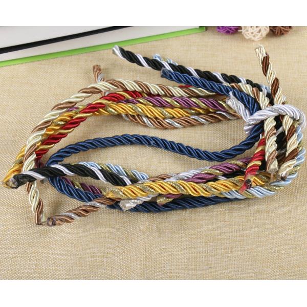 Charming hot selling decorative round rope for home textile decoration