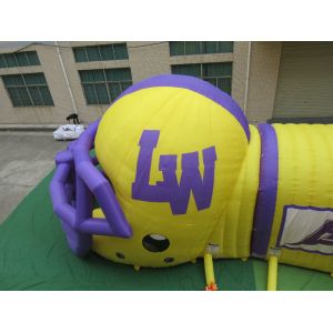 Cheap inflatable football helmet entrance inflatable tunnel for sale for sale