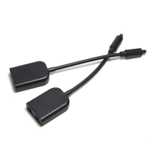 Digital Toslink Fiber Optical Splitter 1 in 2 Out Audio Adapter Cable Signal