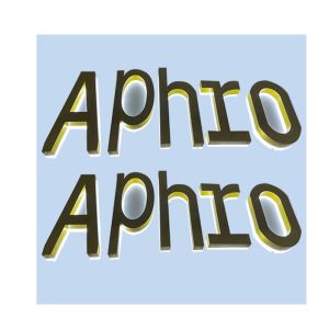 Acrylic Letters Business Led 3d Illuminated Fashion Store Acrylic Backlit Letter