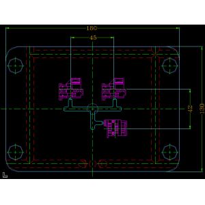 Multi Cavity Two Shot Injection Molding for Electronic PC Plastic Switch Adaptor