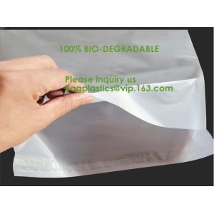 Biodegradable Compostable Plastic Courier Shipping Envelope Custom Matte Black