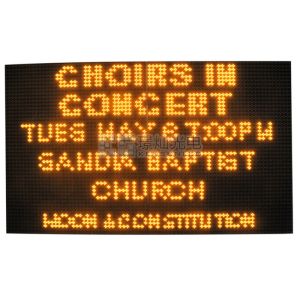 Customized Single Color Led Display For Advertising JC-KS-PH10MM