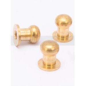 Leather Craft 8mm Head Screwback Button Stud