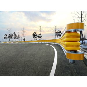 Safety Roller Barrier Highway Rotating Guardrail Rotating Safety Barrier