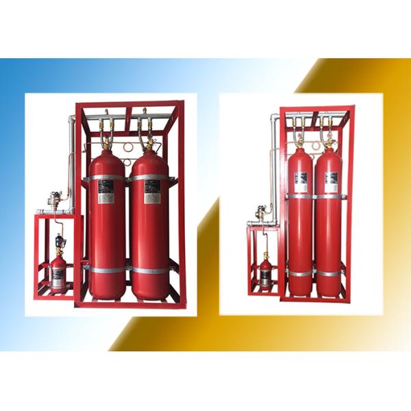 Quality 90L 15MPa Red Pipe Network Type IG100 Nitrogen Fire Suppression System wholesale