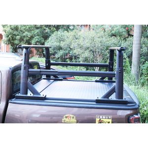 Adjustable Pickup Truck Rooftop Cargo Carrier Dodge Ram Bed Roll Bar 4x4