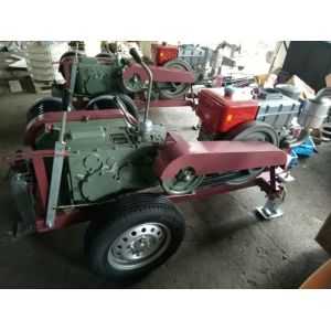 High Efficiency Fast Cable Winch Puller With Diesel Engine Powered