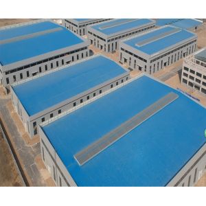 OEM Prefabricated Light Steel Structure Storage Warehouse Decoiling