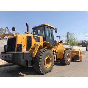 Used Construction Machinery Second Hand Wheel Loader Yellow Color