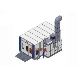 China Diesel Heat Spray Room Downdraft Paint Booth Luxury Europ Design Spray Booth on sale