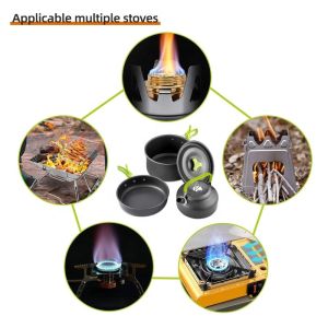 Camping Outdoor Cookware Sets Portable Folding Teapot Set