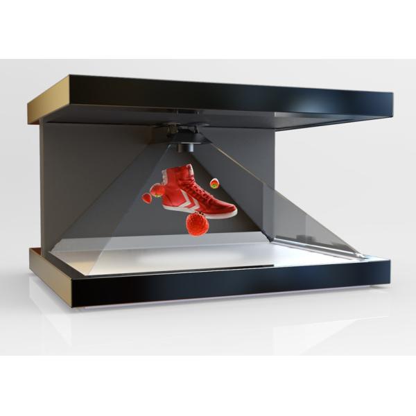 Quality 55" Virtual Hologram Pyramid Advertising Player Holographic Display 110-240V wholesale