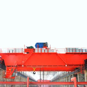 Electric Overhead Bridge Crane , Double Girder Magnetic Overhead Crane