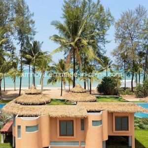 PVC Material Component Fireproof Artificial Synthetic Simulation Thatched Roof