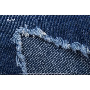 Dark Blue 10.9oz Sanforized 69 Cotton 26 Polyester 2 Spandex Raw Denim Fabric