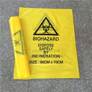 Hazardous Trash Can Liners – Medical Grade No Leak Bags - Biohazard Symbol for