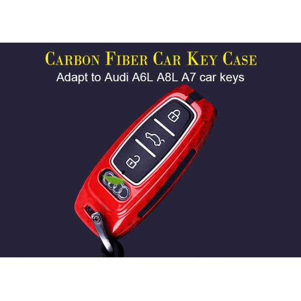 Audi Carbon Fiber Car Key Case