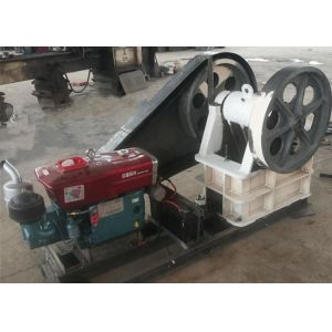Small Diesel Engine Crusher PE 250*400 Jaw Crusher Driven By Diesel Engine And