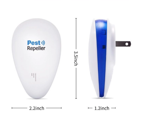 Blue light Ultrasonic Insect Repellent new key clip electronic repeller