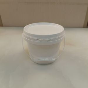 Plastic Handle Round Plastic Bucket For Chemical Transportation