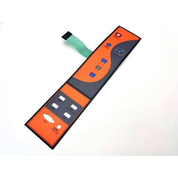 Solid Printing Silver Pad Domes Membrane Keypad Manufacturer With 2.54MM Pitch