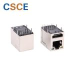 Tab Up Latch RJ45 To HDMI Connector Nickel Plating Shielding Shell Current