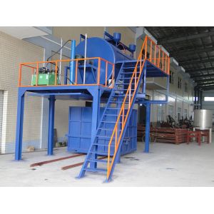 15KW Foam Recycling Machinery / Waste Sponge Recycling Machine with Steam