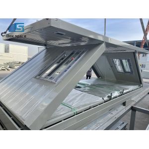 Anti Seismic Collapsible Container Homes 20ft Site Office With Sandwich Panel