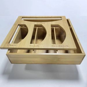 Multifunction Bamboo Ziplock Bag Storage Box Lunch Bag Zipper Bag Classification