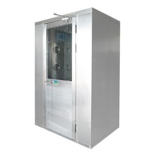 750w Modular Personal Air Shower Unit Double Doors Interlock Air Shower