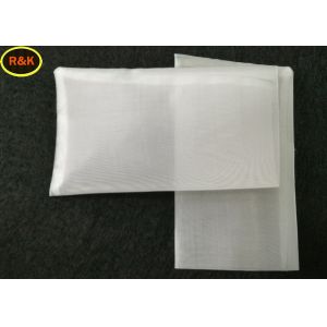 Unique 25 Micron Nylon Mesh Filter Bags White Color With Chemical Resistance