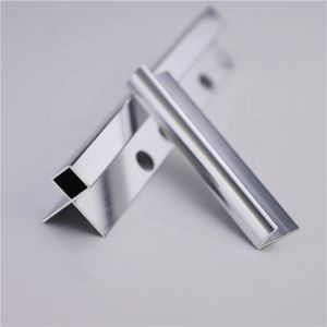 Polished 8mm Brushed Chrome Tile Trim ISO9001