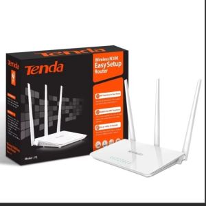 Ten-Da F3 300Mbps Wireless Home Router 2.4GHz 3 Antennas Multi Language Firewall