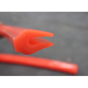 High Elasticity Extruded Polyurethane With U Profile Conveyor Belt For Textile