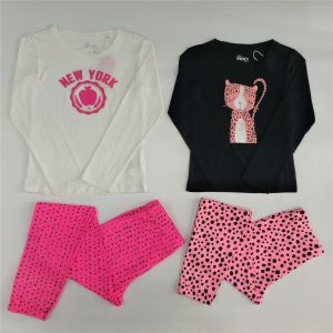 Comfortable Kids Pajamas Set for Spring Season 60% Cotton 40% Polyester Long