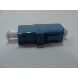 Cream color Low Insertion Loss MU Fiber Optic Adapter for Computer Networks