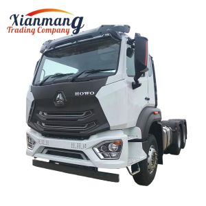 Second Hand 6*4 10 Wheeler 400HP Howo NX Horse Tractor Trucks With Manual Window