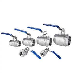 Silver Stainless Steel 201 DN8 Female Threaded Ball Valve with Customized