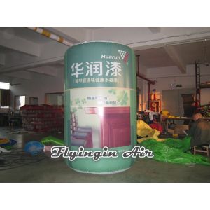 Cheap Large Inflatable Paint Bucket Model Advertising Inflatable Paint Barrel for sale