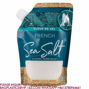 Reusable Clear Flask Bags Power Spice Sea Salt Packaging Cruise Sneak Drink