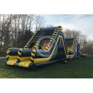 Guangzhou manufacturer inflatable slide inflatable obstacle course for kids