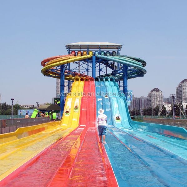 Large Adult Competition Water Park Slide Manufacturer From Guangzhou China