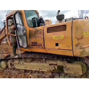 Cheap secondhand korea hyundai chain korea excavator 225-7/220-5 korea hyundai crawler excavator with good quality for sale