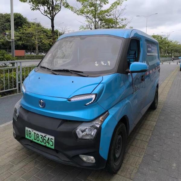 LED Electric Light Van 40000 km Mileage Leather Seats and Multi-function Capabilities