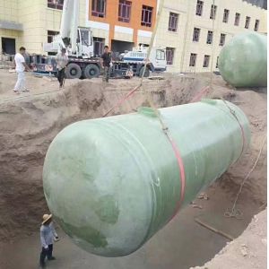 Various Sizesfrp Bio Septic Tank 1000L Filament Winding FRP / GRP Raw Material ,