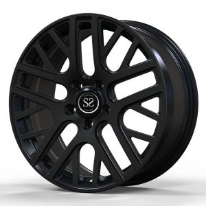 Audi Q8 23X11 Custom Rims Gloss Black