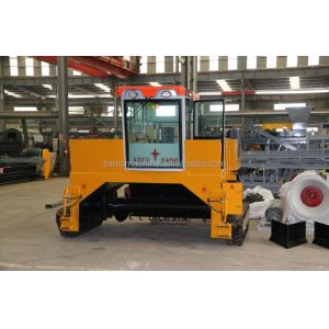 Animal Manure Fermentation Compost Equipment Crawler Type Compost Turner Machine