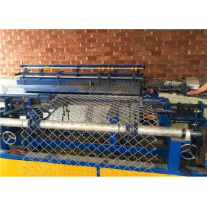 45*45mm Diamond Wire Mesh Machine With PLC And Touch Screen Control System