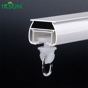 6.7m White Metal Curtain Track , Curtain Ceiling Rail Track For Shading Backdrop